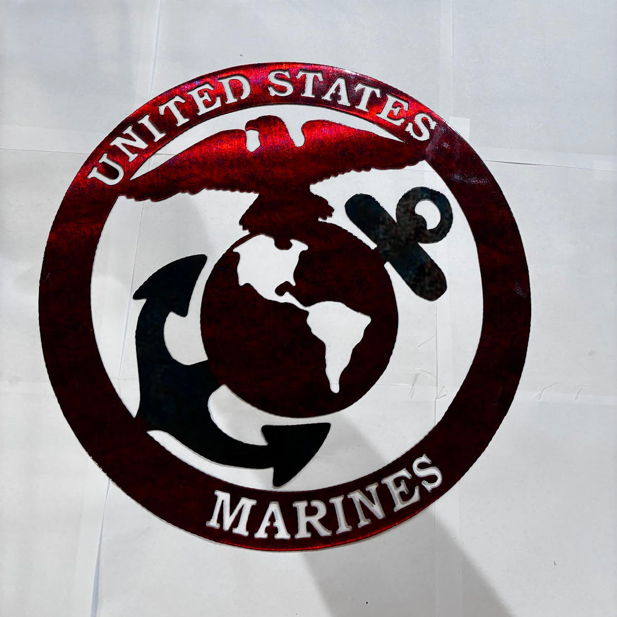 Patriotic Marines Metal Sign 16 18 Gauge Steel Wall Decor
